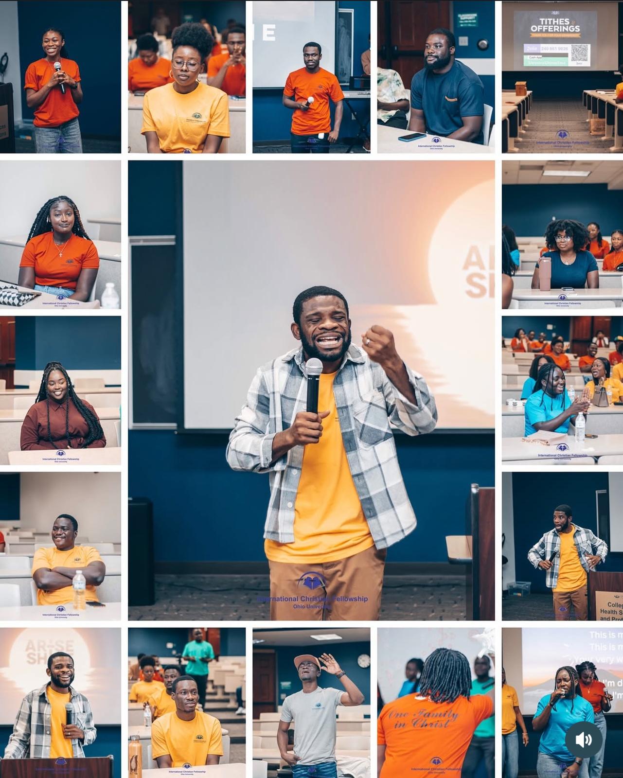 Worship and fellowship at ICF